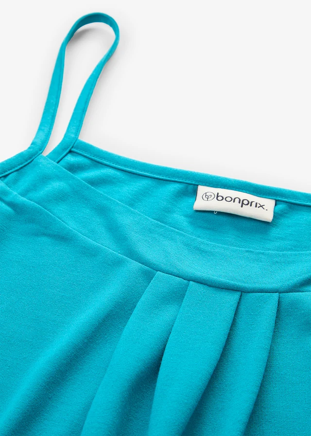 Top à bretelles spaghetti • bleu lagon • product-page.page-title-suffix
