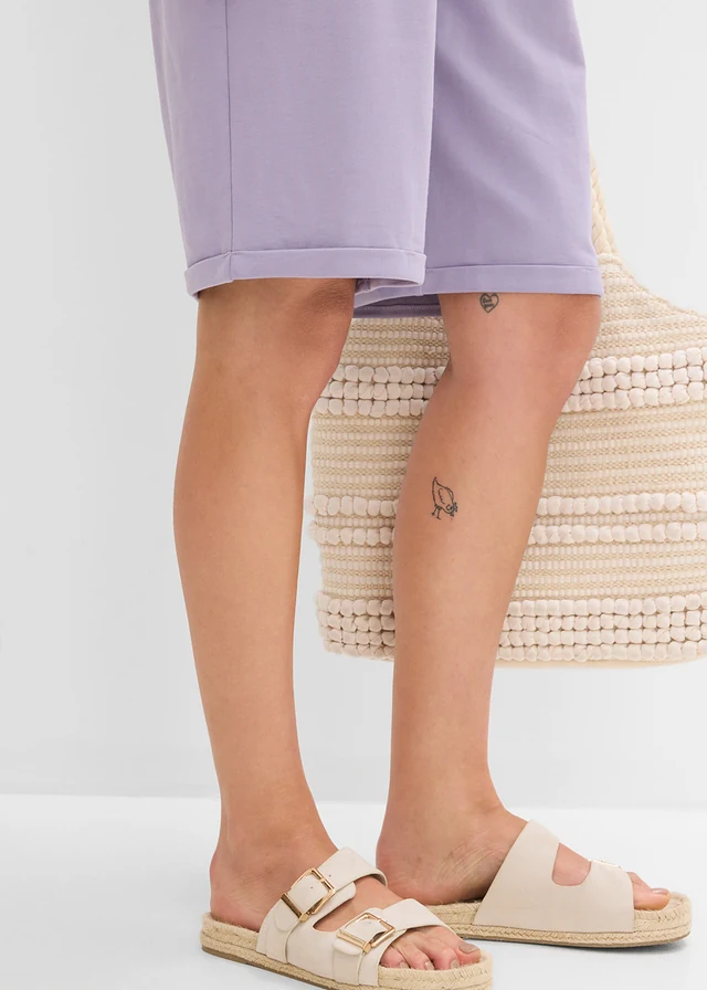 Sweatbermuda van katoen • rookviolet • product-page.page-title-suffix