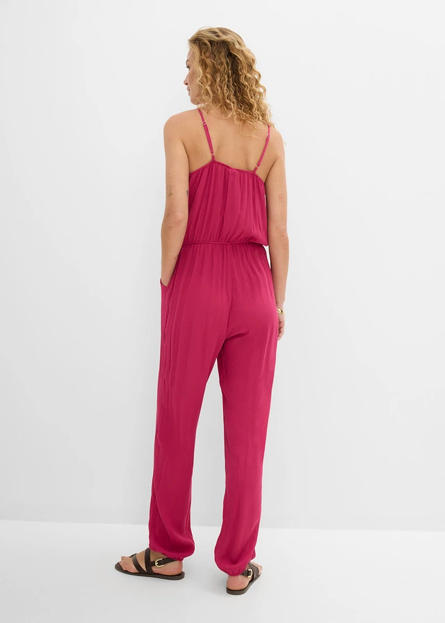 Combinaison en viscose texturée • magenta • product-page.page-title-suffix