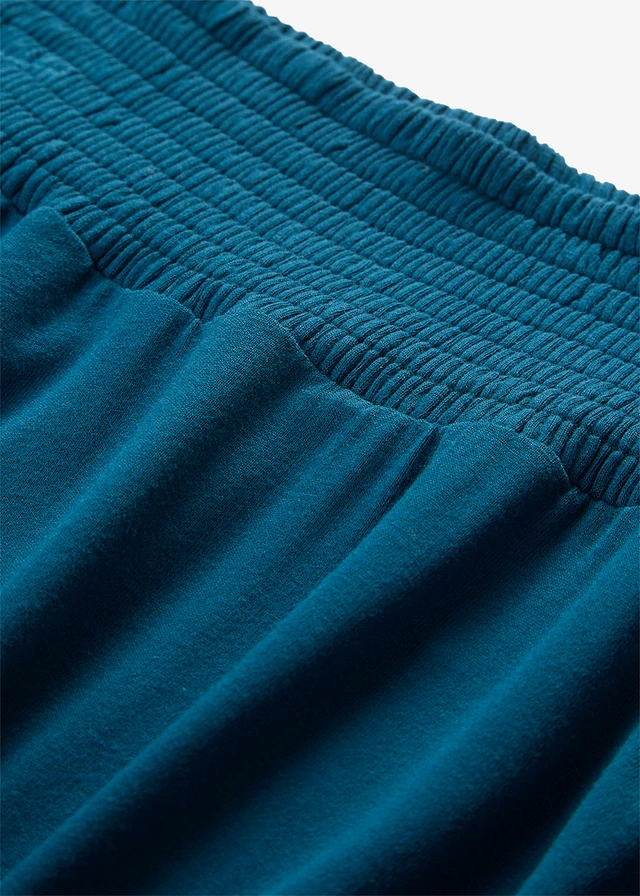 Jupe fluide en jersey viscose • pétrole • product-page.page-title-suffix