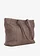 Cabas aspect paille, Couleur: marron foncé