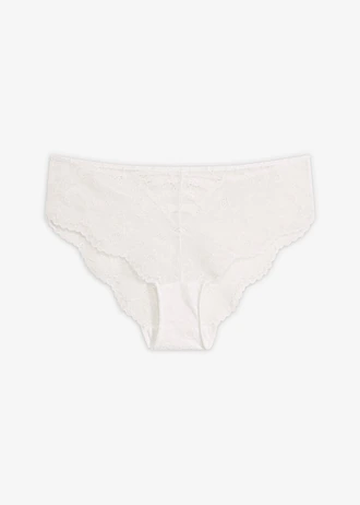 Chilot hipster din dantelă elegantă, culoare: alb