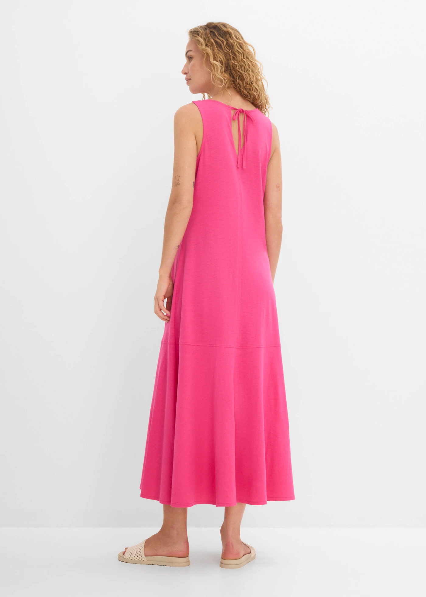 Rochie cu bretele din bumbac organic 100% • roz pinklady • magazin bonprix