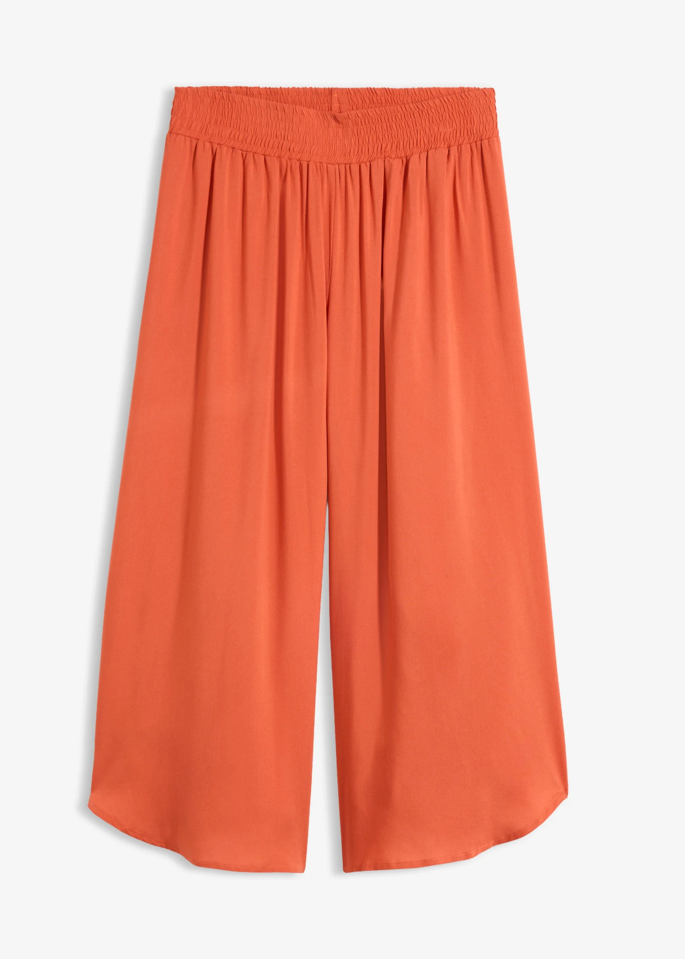 Cropped culotte van zachte viscose • kaneelrood • product-page.page-title-suffix