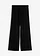 Pantalon large en viscose fine, Couleur: noir