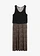 Robe fluide en jersey viscose extensible, Couleur: noir léopard