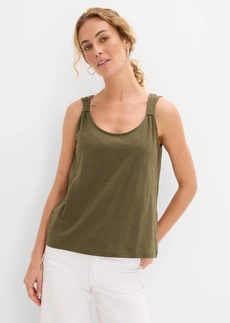Débardeur 100% coton • olive foncé • Boutique bonprix