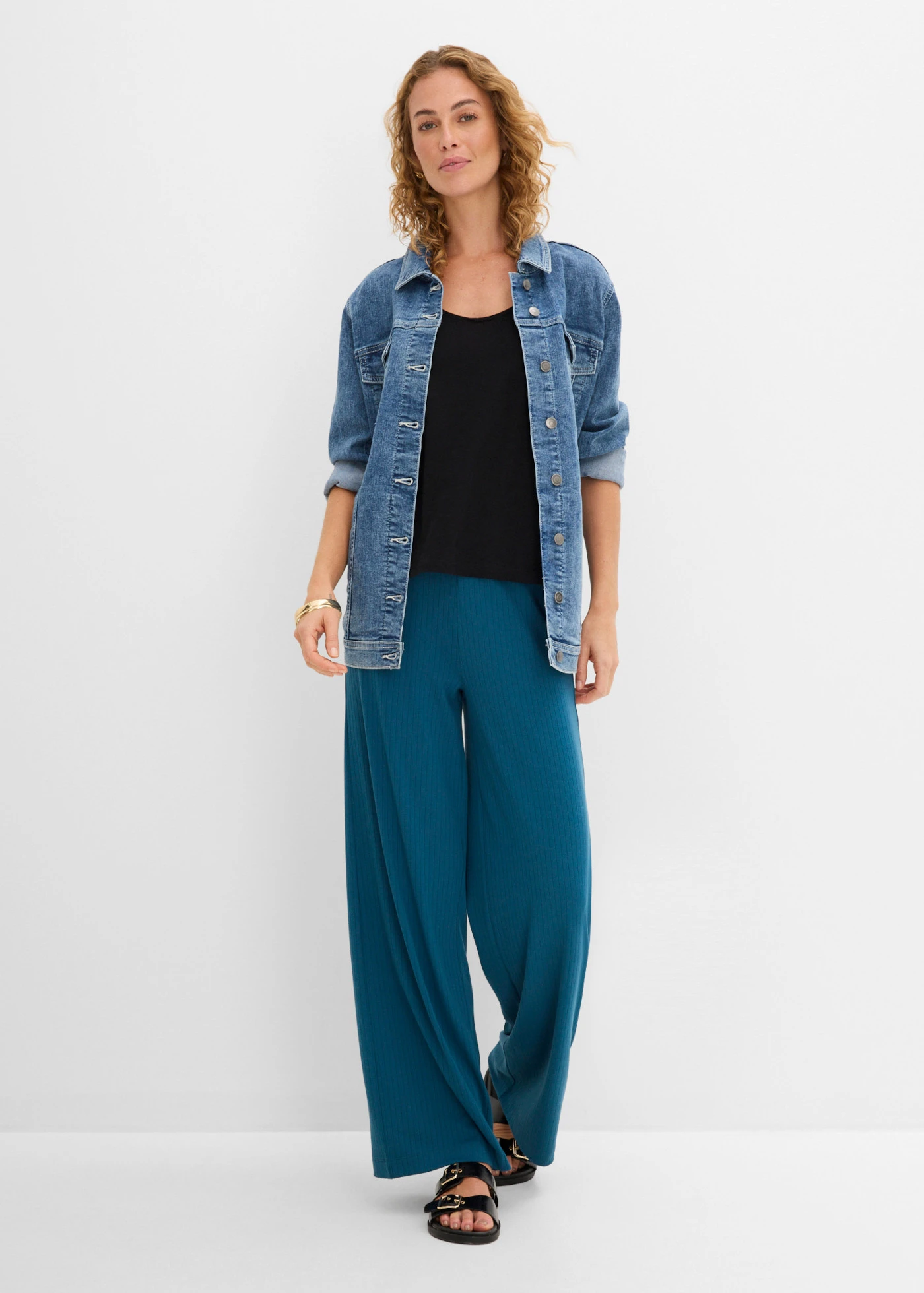 Débardeur 100% coton • noir • Boutique bonprix