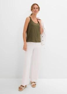 Débardeur 100% coton • olive foncé • Boutique bonprix