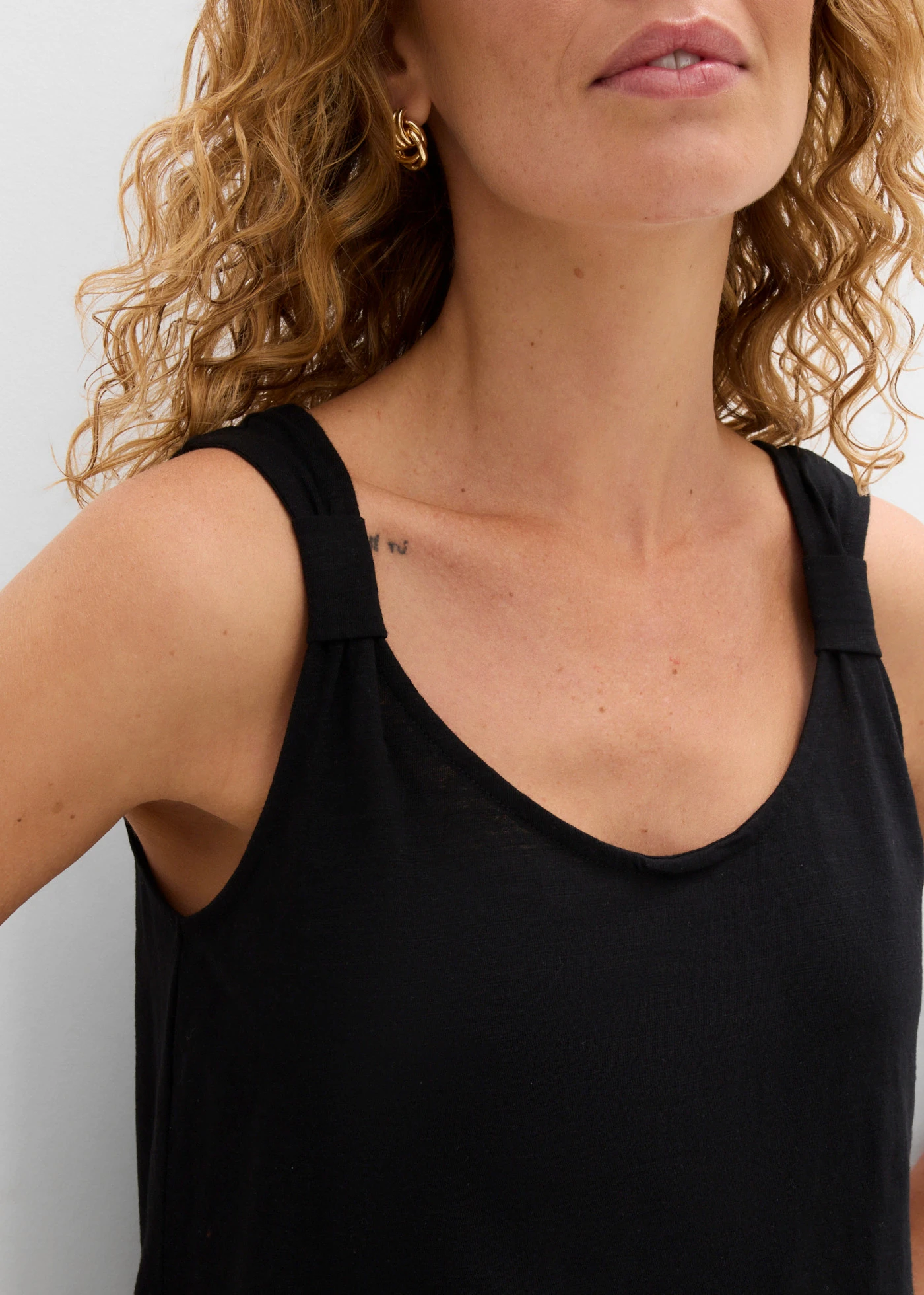 Débardeur 100% coton • noir • Boutique bonprix