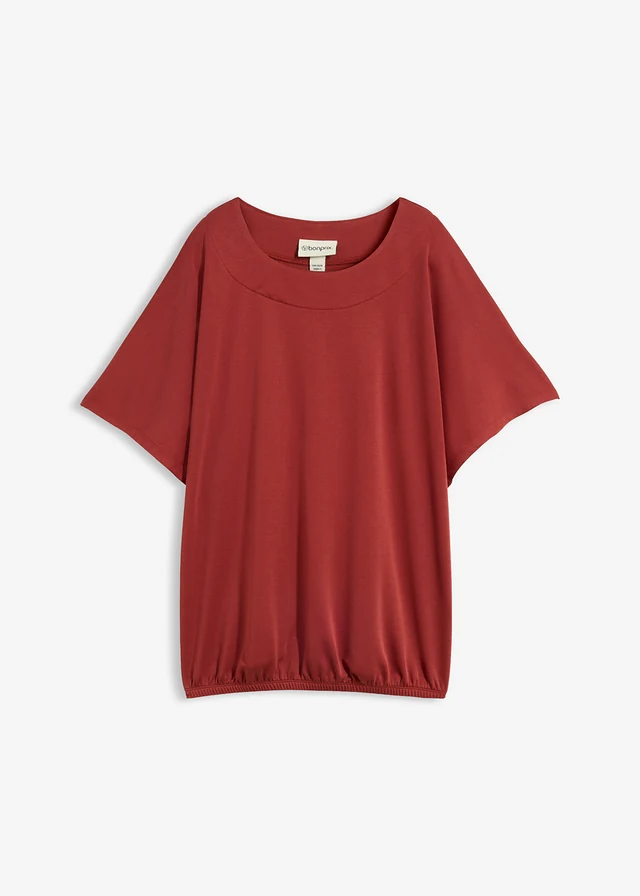 T-shirt oversize doux • rouge désert • product-page.page-title-suffix
