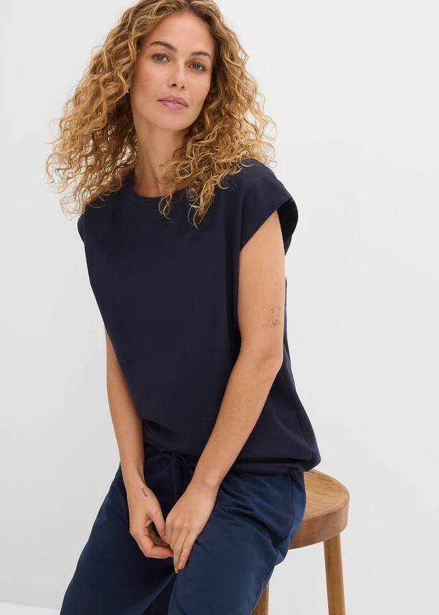 Sweater van puur katoen • donkerblauw • product-page.page-title-suffix