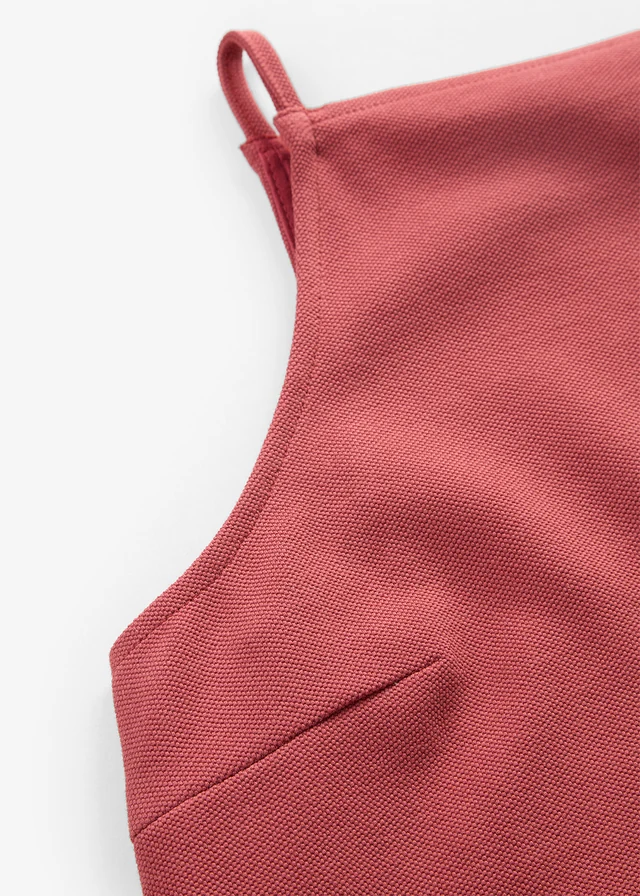 Top en maille piquée • rouge désert • product-page.page-title-suffix
