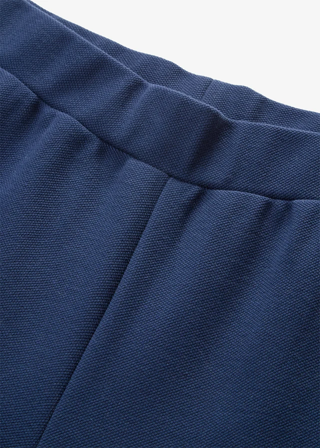 Pantalon large en maille piquée • bleu foncé • product-page.page-title-suffix
