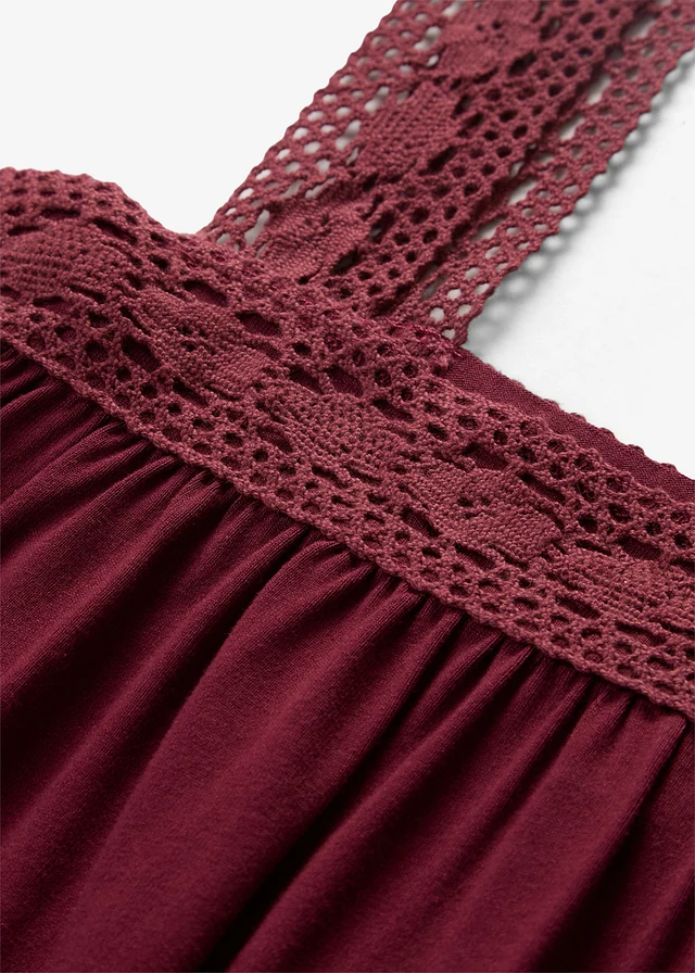 Top en viscose douce • rouge érable • product-page.page-title-suffix