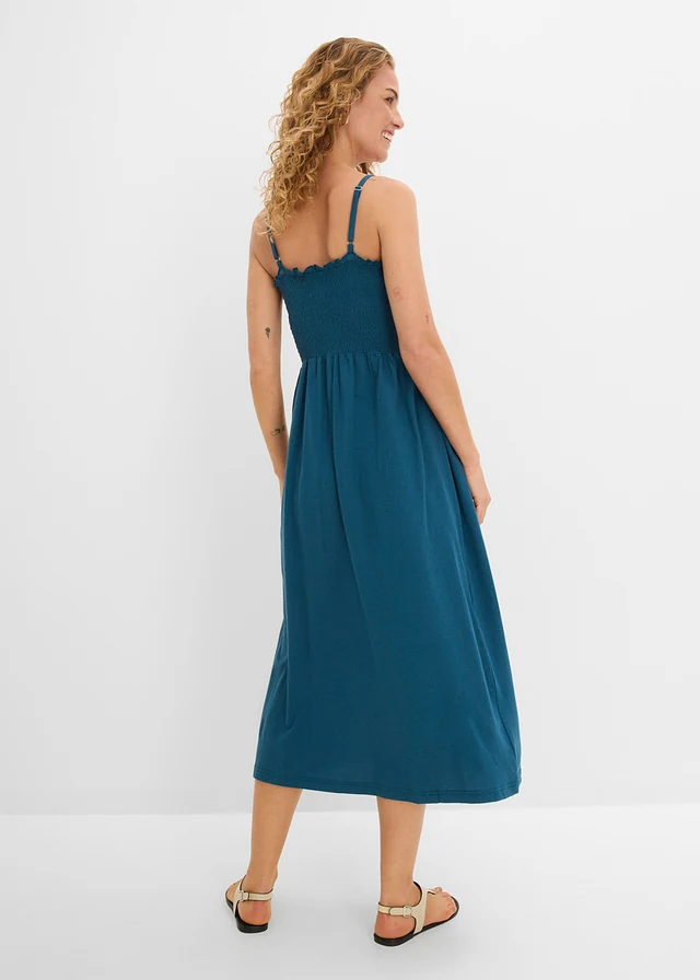 Robe en jersey 100% coton • pétrole • product-page.page-title-suffix