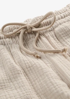 Kalhoty Palazzo ze vzdušného mušelínu • kamenná šedá • bonprix obchod