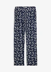 bleu foncé floral