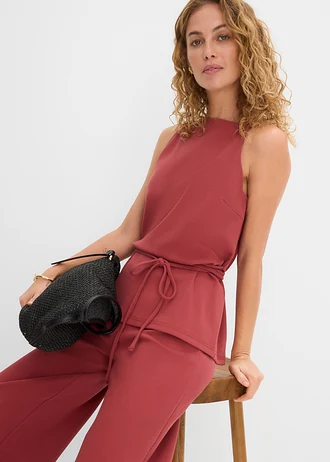 Top z piki • czerwony pustynny • sklep bonprix