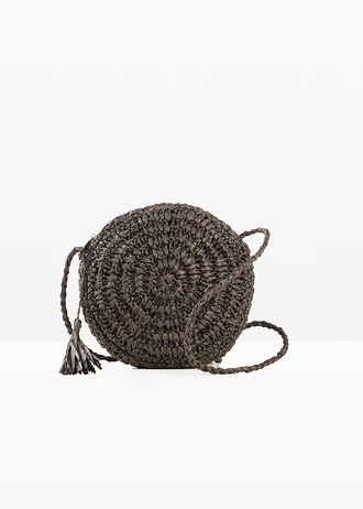 Kabelka Crossbody, malá okrúhla • tmavohnedá • obchod bonprix