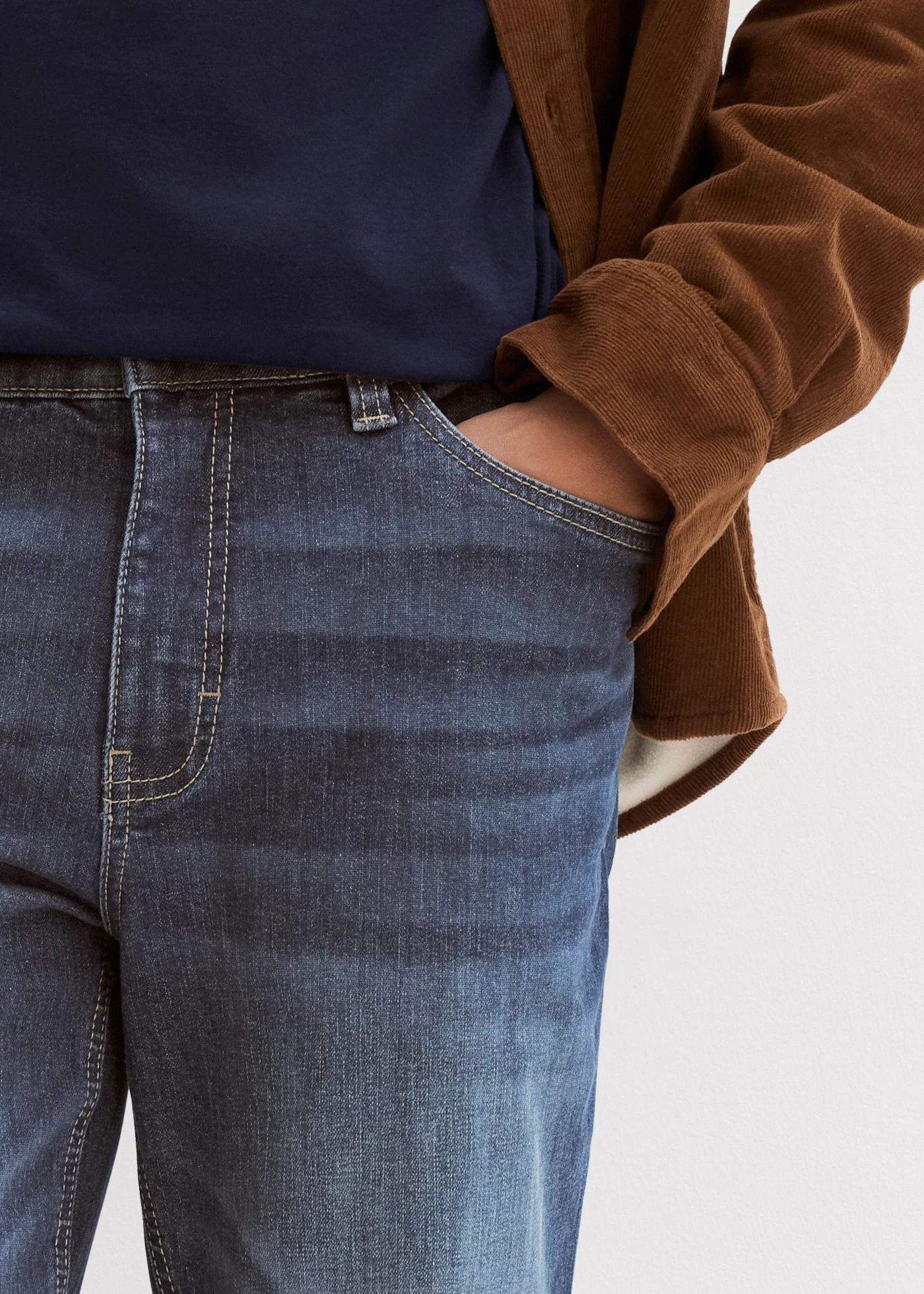 Jean regular, bootcut • bleu foncé denim • Boutique bonprix