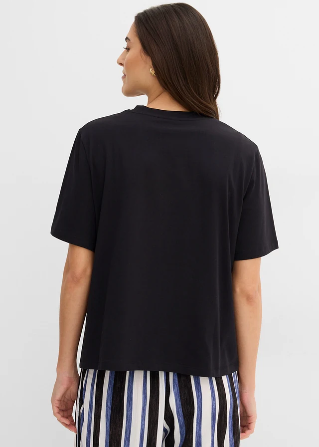 Oversize tričko • černá • bonprix obchod