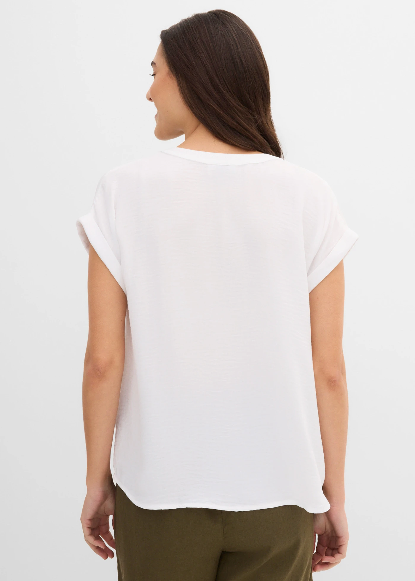 Bluză din tricot • alb • magazin bonprix