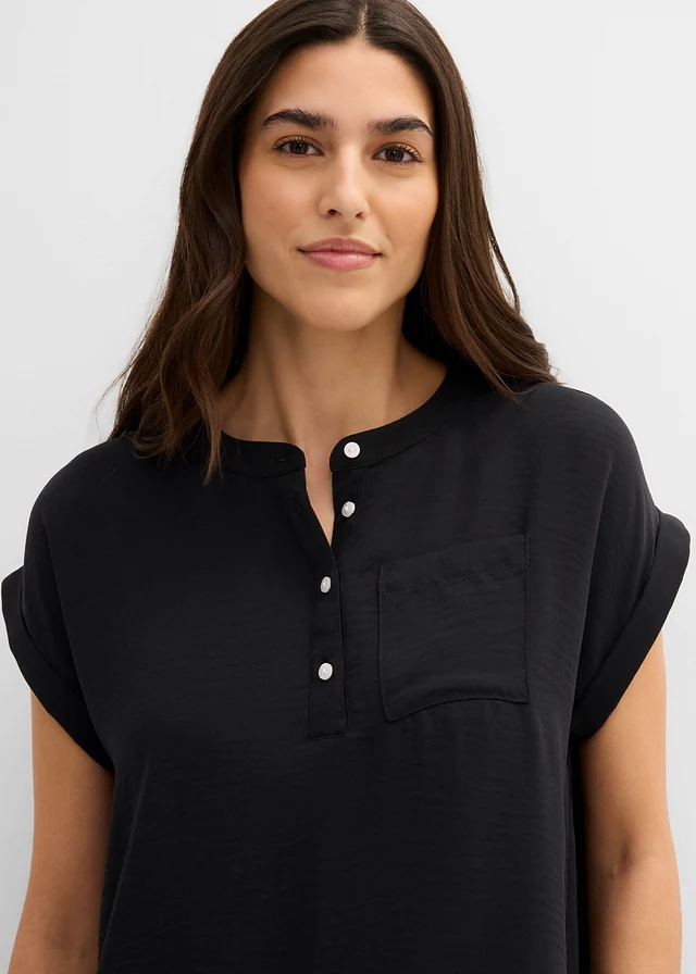 Bluză din tricot • negru • magazin bonprix