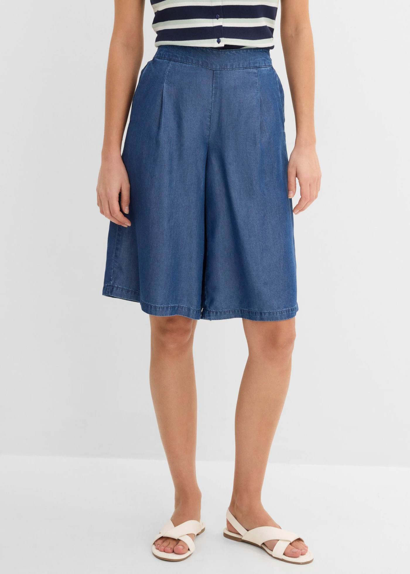 Bermuda en lyocell • bleu denim • product-page.page-title-suffix