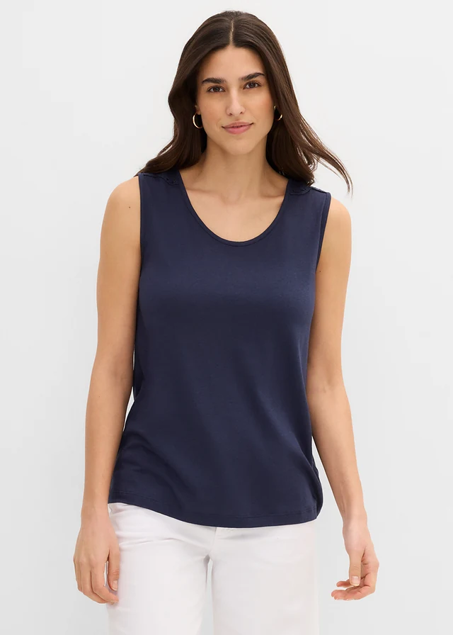 Top met kant • donkerblauw • product-page.page-title-suffix