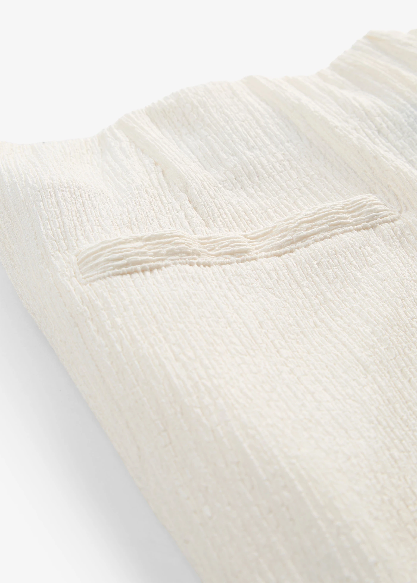 Culotte kalhoty ze strukturovaného materiálu • perlově bílá • bonprix obchod