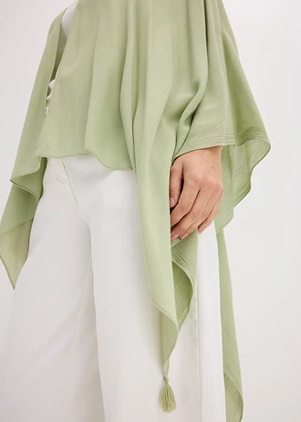 Zomerponcho van viscose • lichtgroen • bonprix online shop