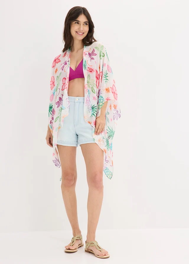 Lichte zomerponcho • crèmewit • product-page.page-title-suffix