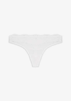 String en dentelle élégante • blanc • Boutique bonprix