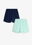 menthe clair + bleu foncé