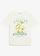 Tricou din bumbac organic 100%, culoare: ecru, cu imprimeu