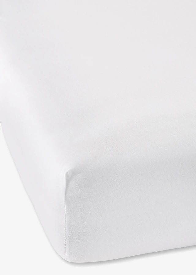 Napínací žerzejové prostěradlo Comfort • bílá • bonprix obchod