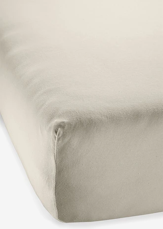 Drap-housse en jersey confortable • beige • Boutique bonprix