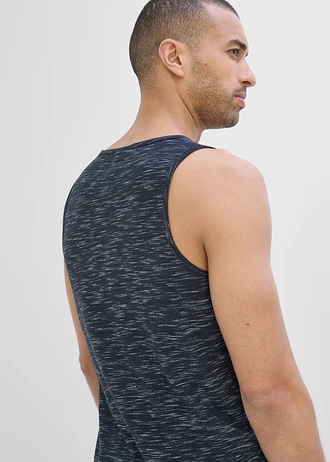 Tanktop (set van 2) • zwart gemêleerd+lichtgrijs gemêleerd • bonprix online shop