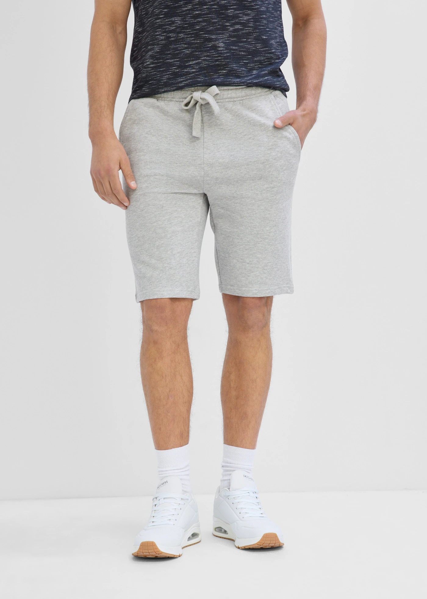 Sweat bermuda • lichtgrijs gemêleerd • product-page.page-title-suffix