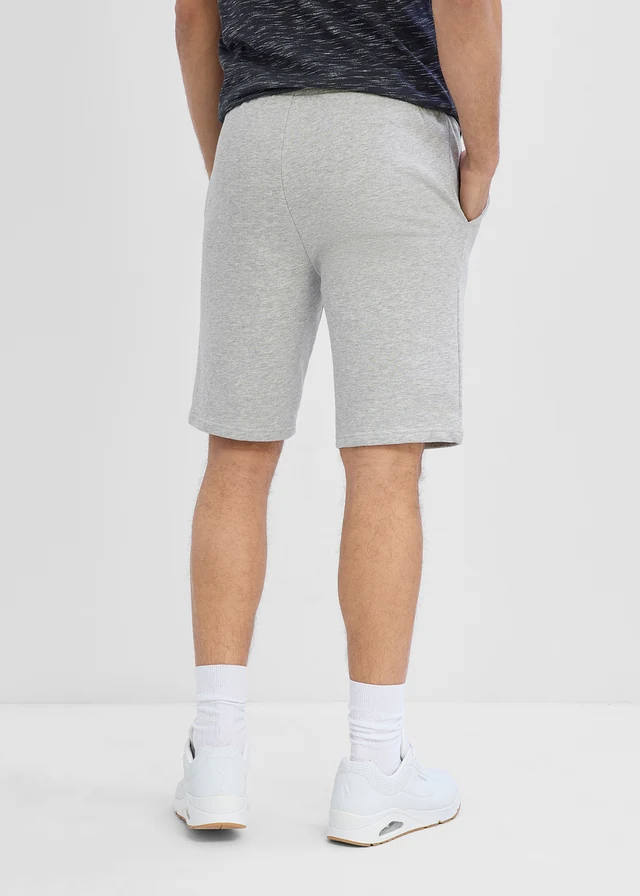 Sweat bermuda, Kleur: lichtgrijs gemêleerd