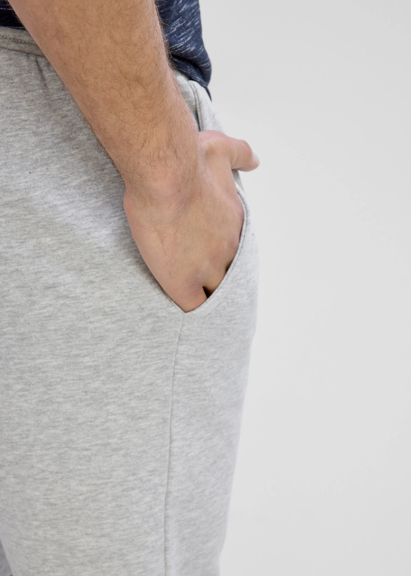 Sweat bermuda • lichtgrijs gemêleerd • product-page.page-title-suffix