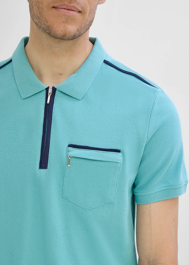 Polo 100% coton • vert lagon • product-page.page-title-suffix