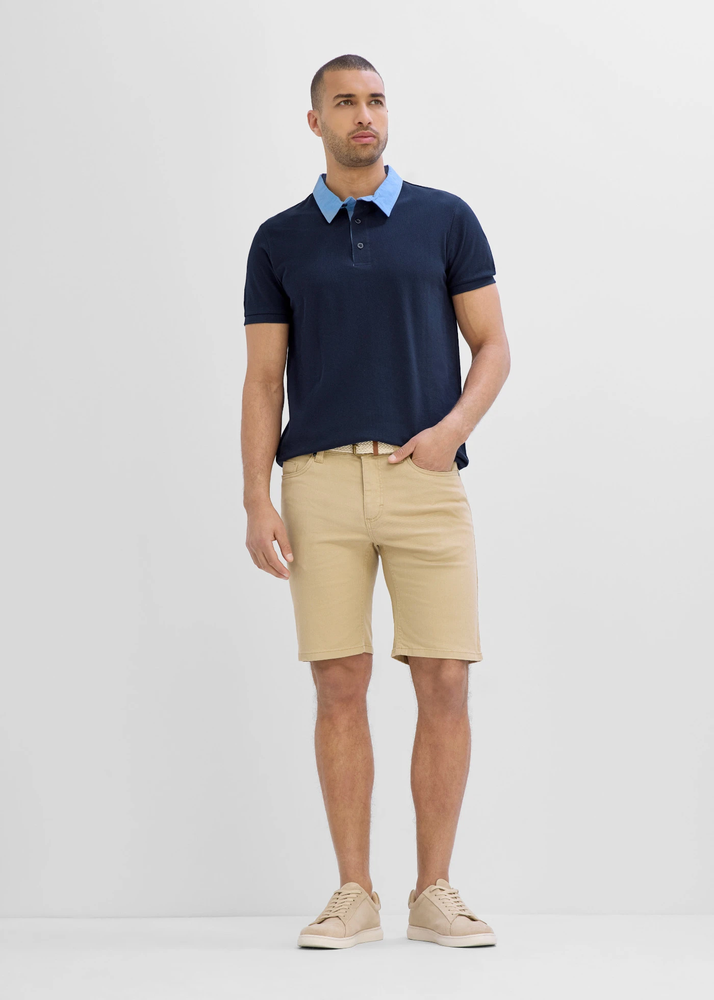 Polo en maille piquée 100% coton • bleu foncé • product-page.page-title-suffix