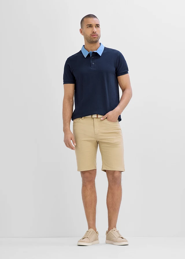 Piqué poloshirt van puur biologisch katoen • donkerblauw • product-page.page-title-suffix