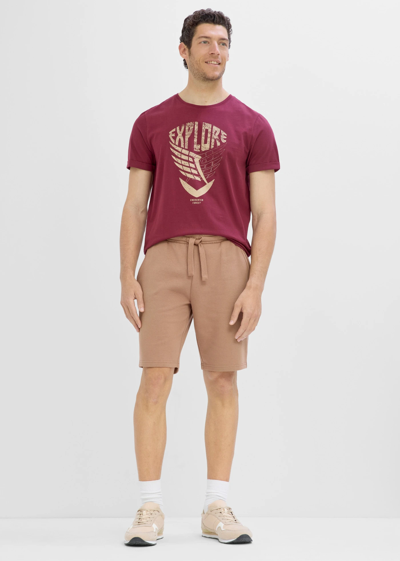 Sweat bermuda • lichtbruin • product-page.page-title-suffix
