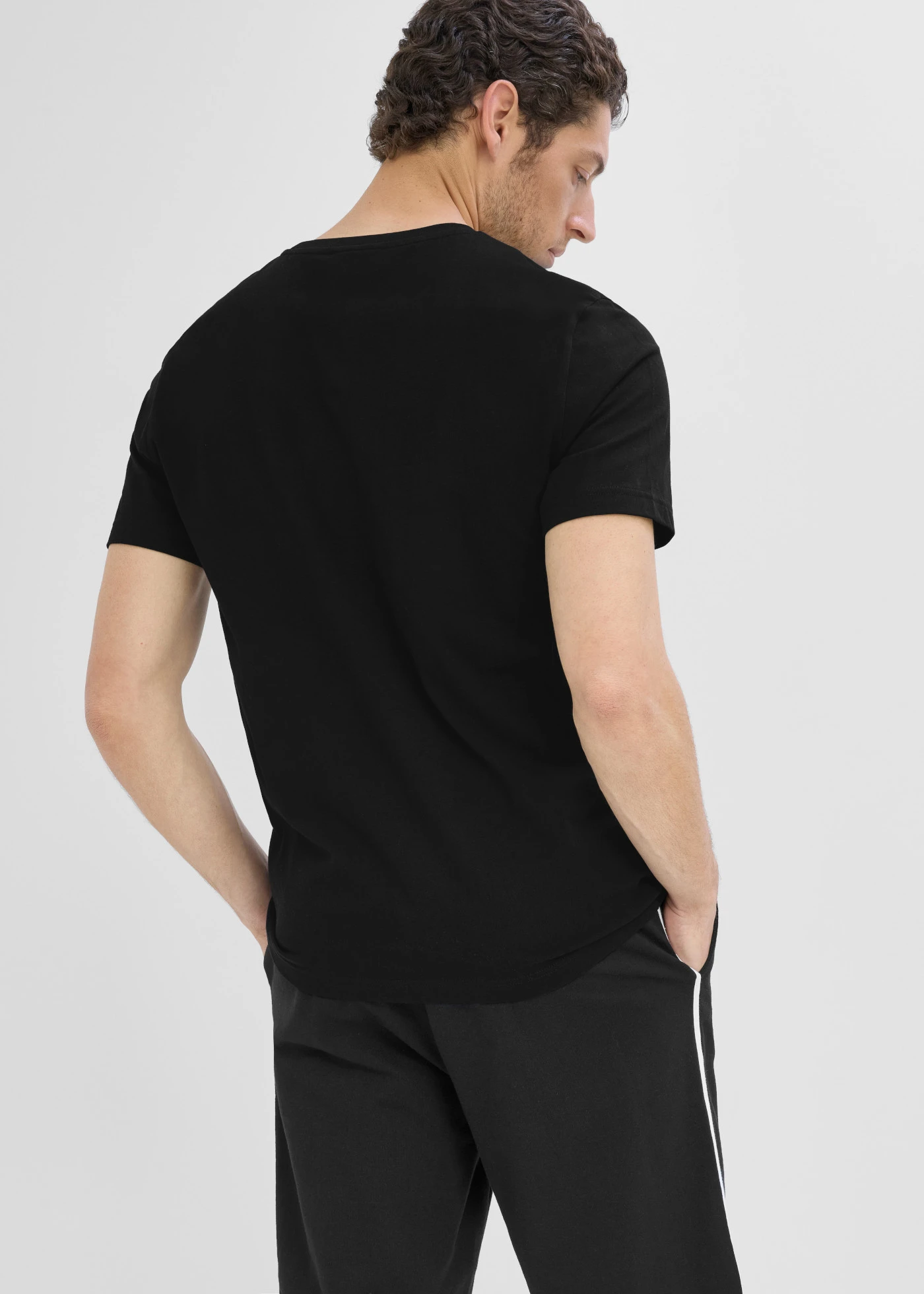 Tricou din bumbac 100% (set/2 buc.) • verde-piper+negru • magazin bonprix