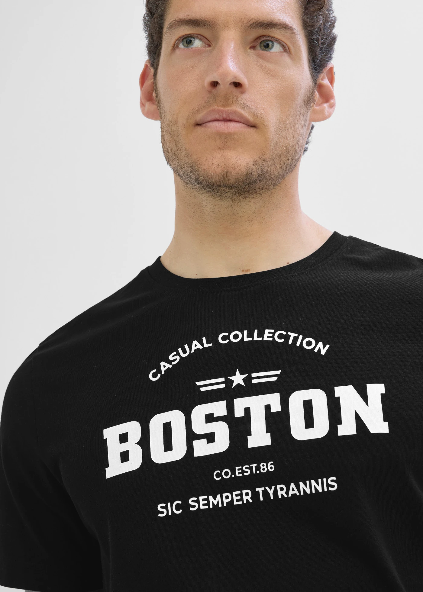 Tricou din bumbac 100% (set/2 buc.) • verde-piper+negru • magazin bonprix