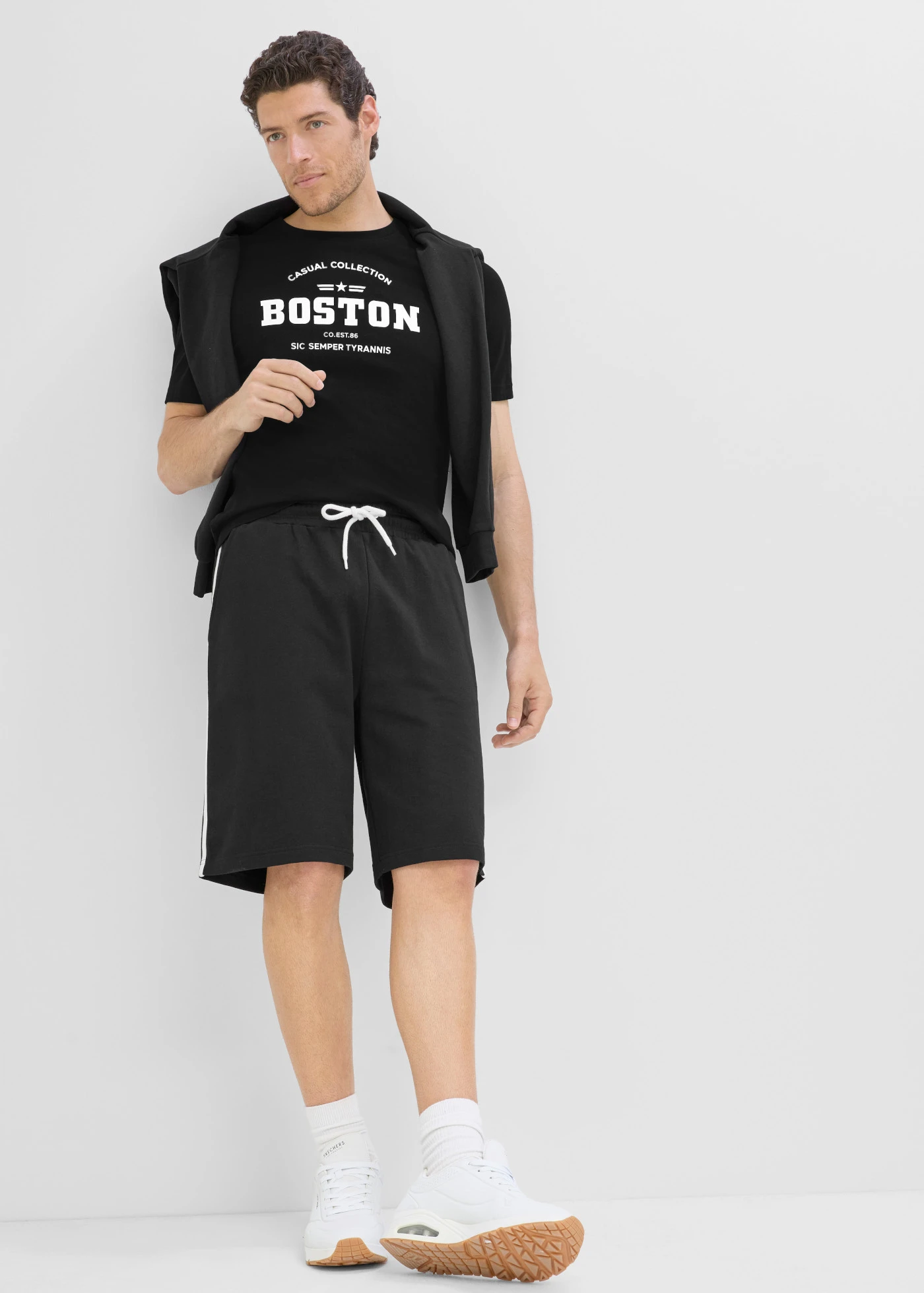 T-shirt van puur katoen  (set van 2) • pepergroen+zwart • product-page.page-title-suffix