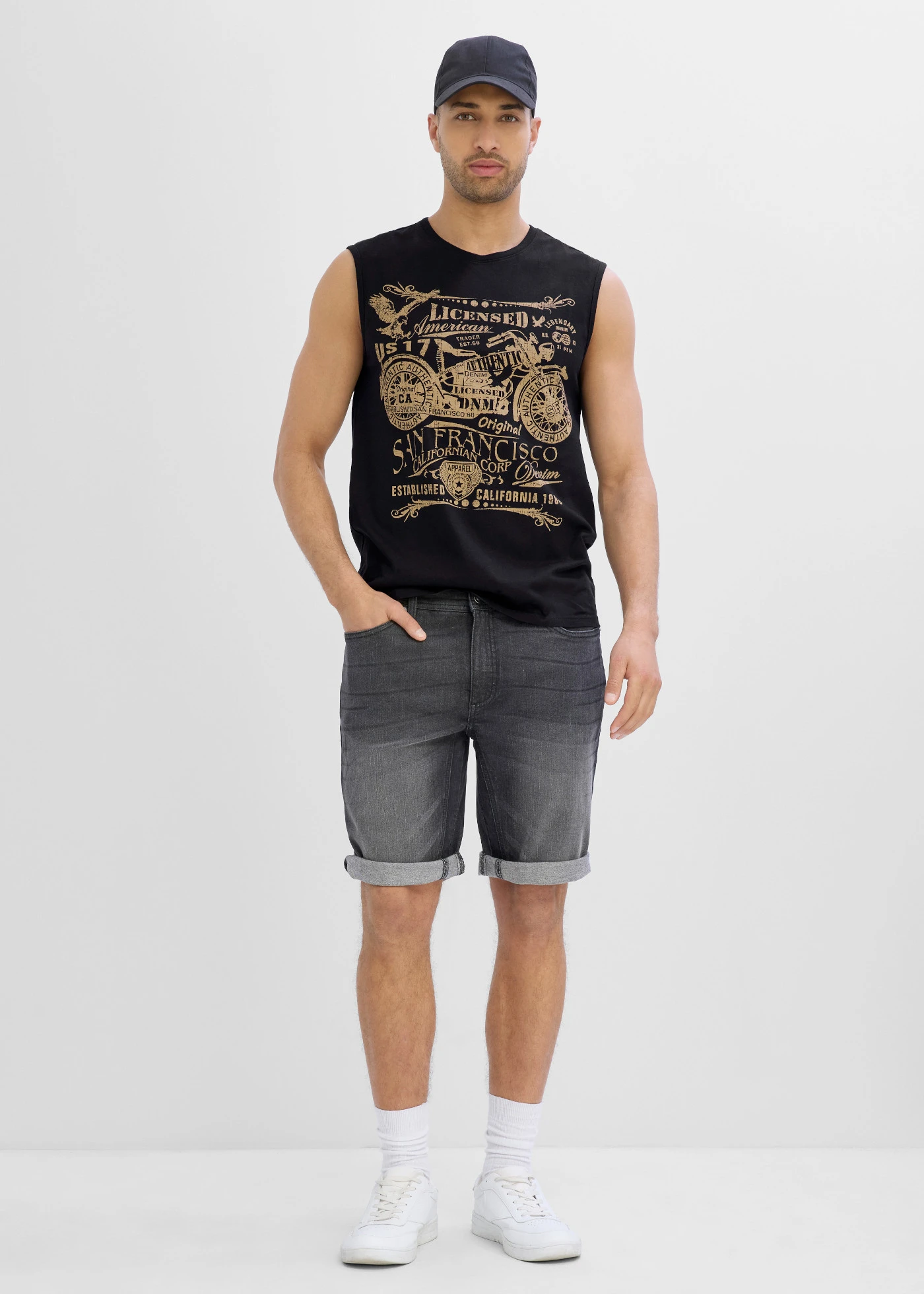 Lot de 2 débardeurs marcel 100% coton • new kaki + noir • product-page.page-title-suffix